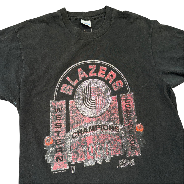 Salem Sportswear Portland Trail Blazers 1990 WCF Champs Sz L