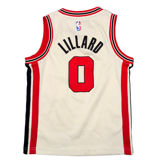 Nike Portland Trail Blazers Damian Lillard Rip City Edition Jersey Sz YS