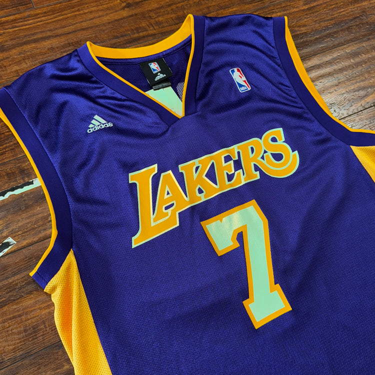 Adidas Los Angeles Lakers Lamar Odom Jersey Sz M