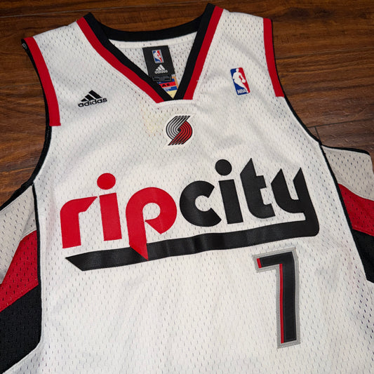 Adidas Portland Trail Blazers Rip City Brand Roy Jersey Sz S