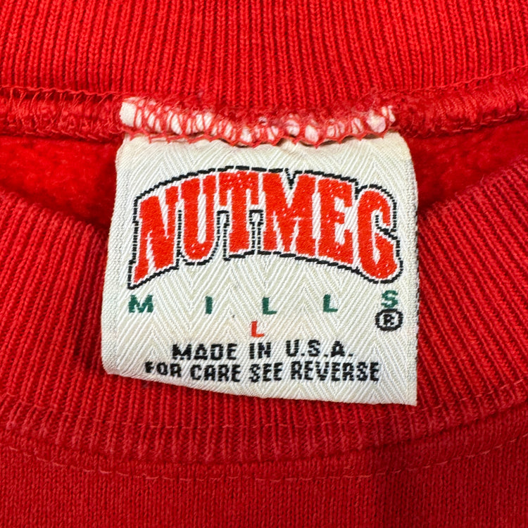 Nutmeg Bulls Locker Room Crew Sz L