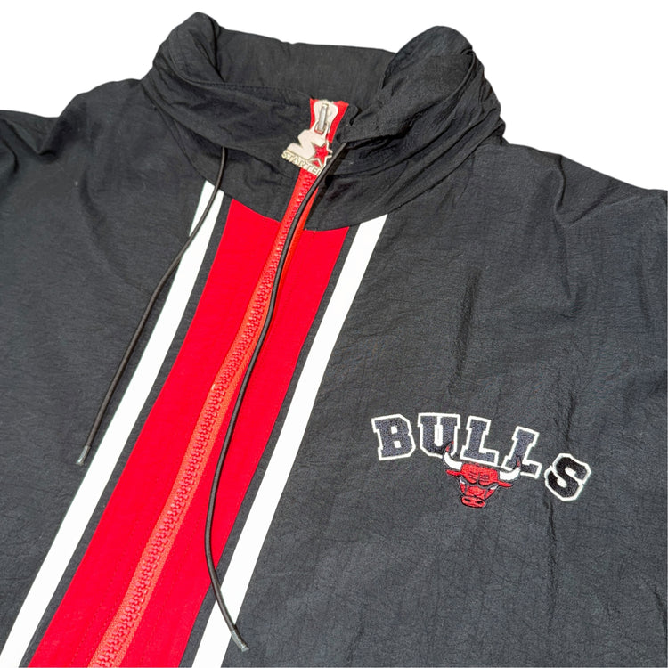 Starter 90’s Bulls Bulls Stripe Jacket Sz L