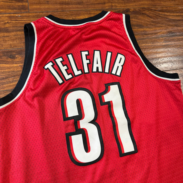 Adidas Portland Trail Blazers Sebastian Telfair Jersey Sz L