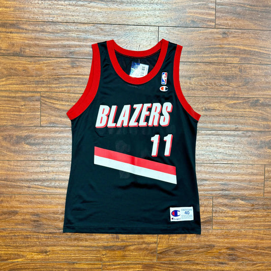 Champion 90's Blazers Arvydas Sabonis Jersey Sz M