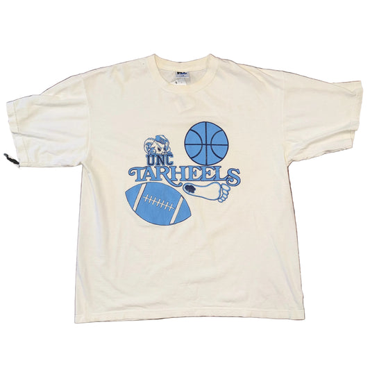 UNC Tar Heels Hoops Tee Sz XL