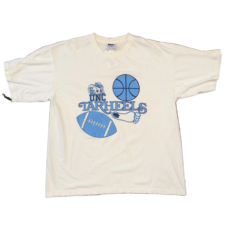 UNC Tar Heels Hoops Tee Sz XL