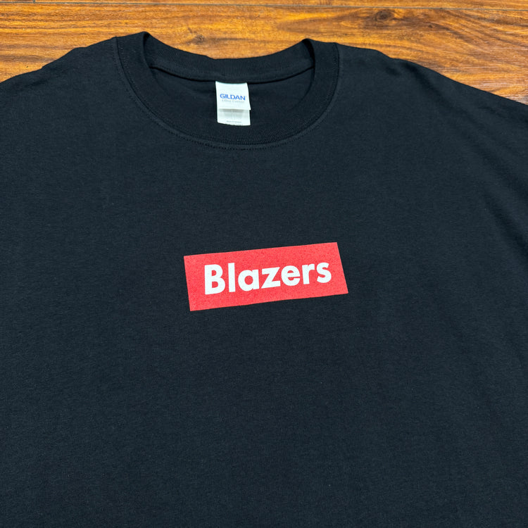 Blazers Box Logo Tee Sz 2X