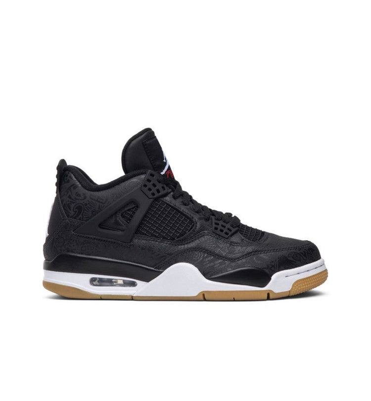 DS Jordan 4 Laser Black Gum Men’s 8.5