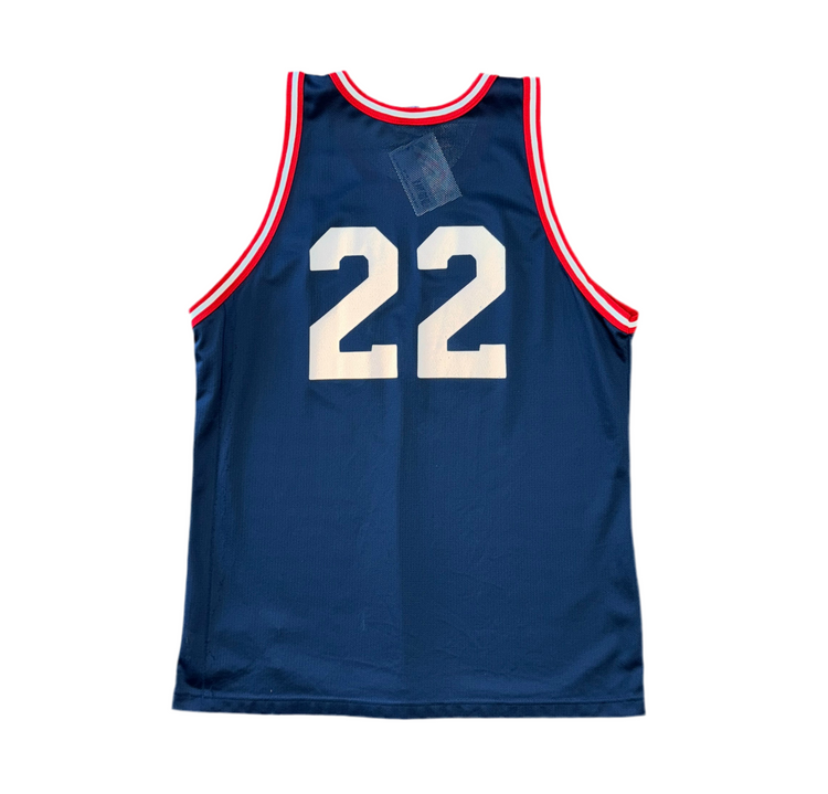 Champion Houston Rockets Clyde Drexler Blank Jersey Sz XL