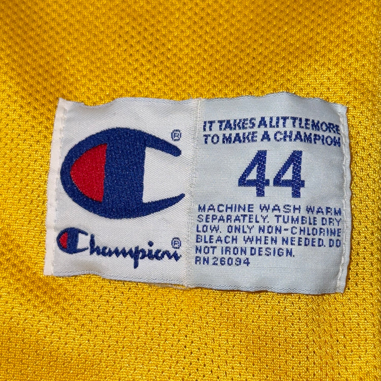 Champion 90’s Los Angeles Lakers Shaquille O’neal Home Jersey Sz L