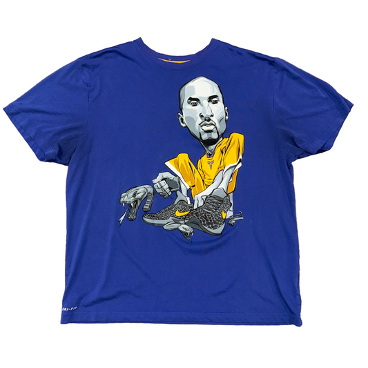 Nike Los Angeles Kobe Bryant Black Mamba Tee Sz XL