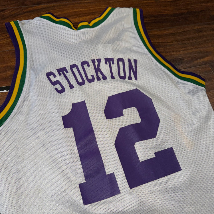 Champion Utah Jazz John Stockton Jersey Sz S