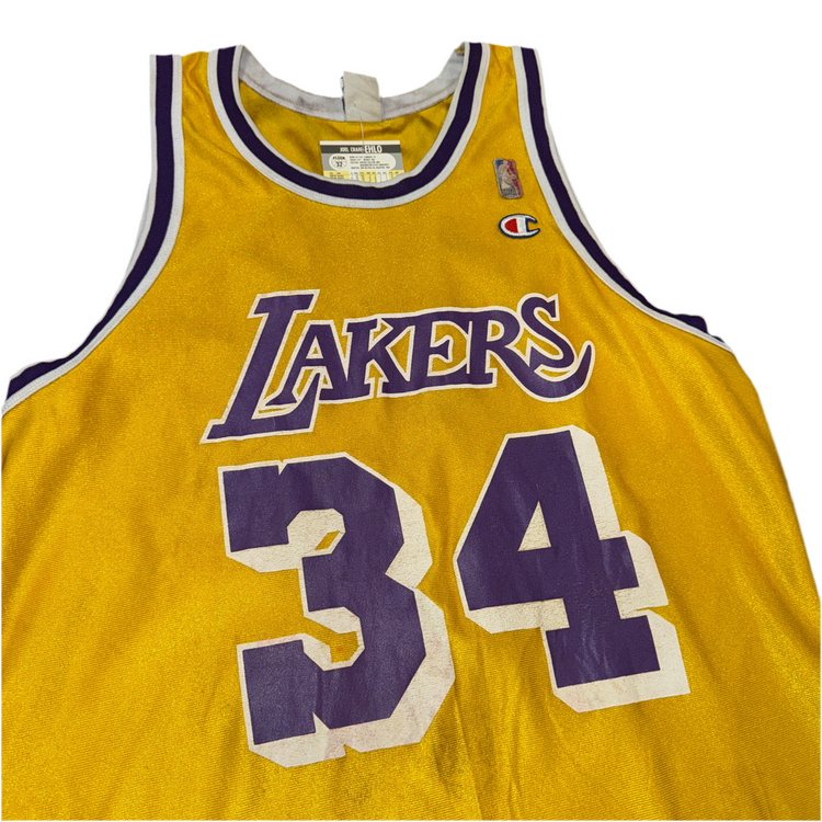 Champion Silk Los Angeles Shaquille O’Neal Jersey Sz XL