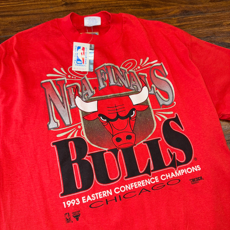 NWT Trench 1993 Chicago Bulls Eastern Conference Champs Tee Sz XL