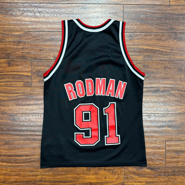 Champion 90’s Bulls Rodman Jersey Sz M