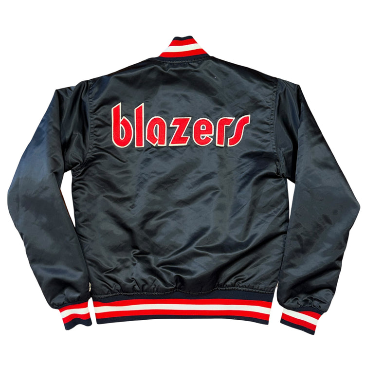 Starer 80's Portland Trail Blazers Satin Jacket Sz S
