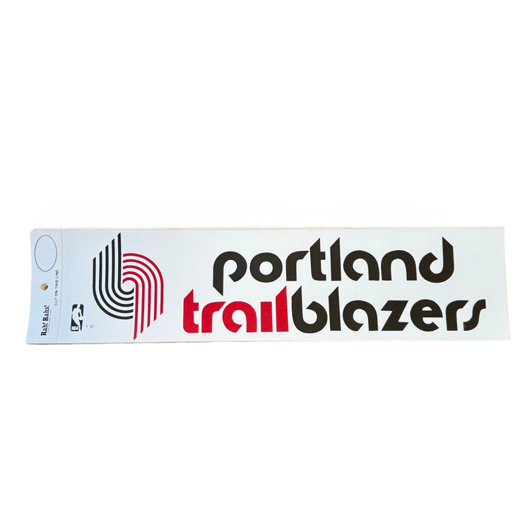 Rah! Rah! 80's Blazers Bumper Sticker