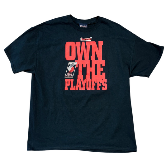 NBA Portland Trail Blazers “Own The Playoffs” Tee Sz XL
