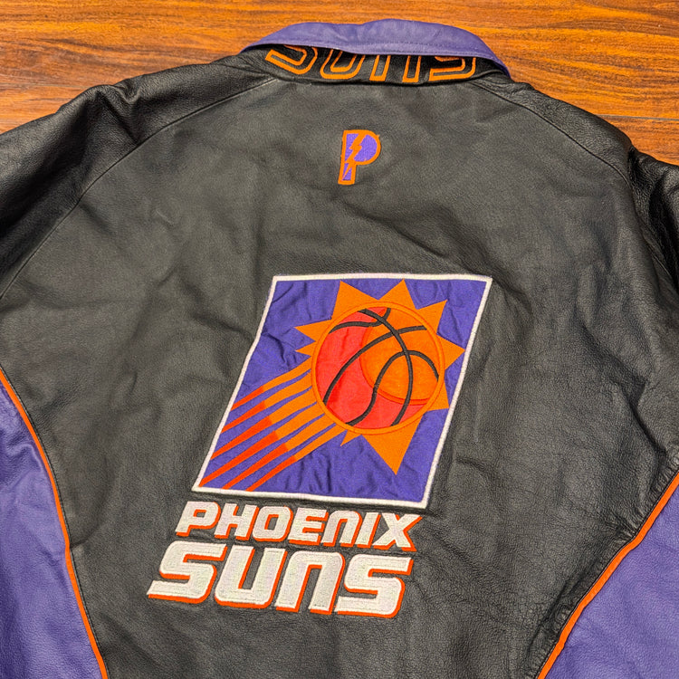 Pro Player Phoenix Suns Leather Jacket Sz XL