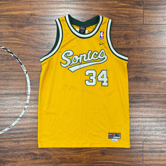 Nike Seattle SuperSonics Ray Allen Jersey Sz YXL