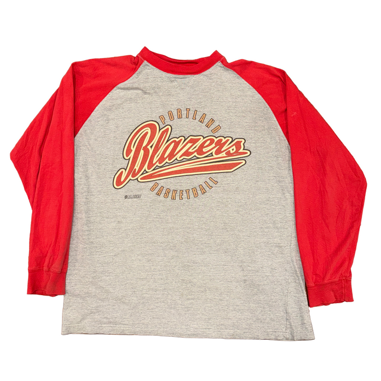 Logo Athletic Portland Trail Blazers Long Sleeve Sz XL