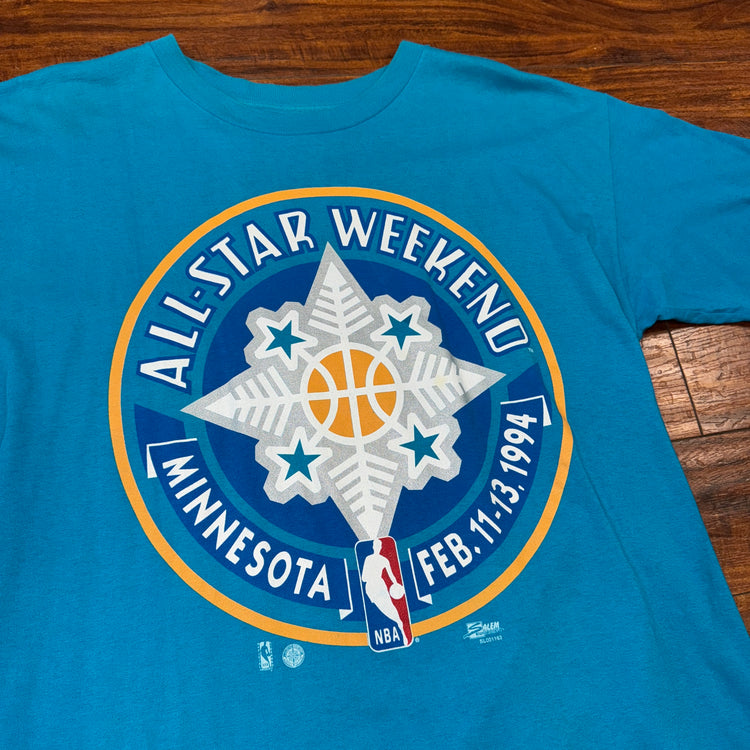 Salem Sportswesr 1994 Minnesota NBA All Star Tee Sz L