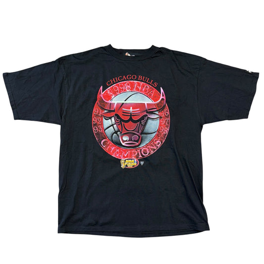 Starter 1998 NBA Championship Chicago Bulls Tee Sz XL