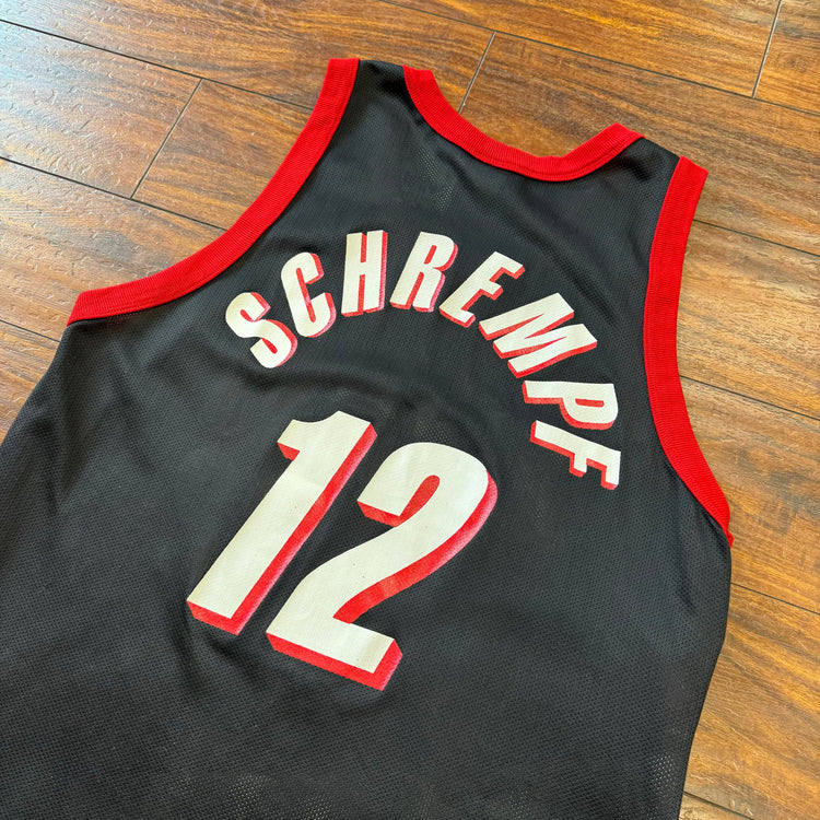 Champion 90's Blazers Detlef Schremph Jersey Sz M