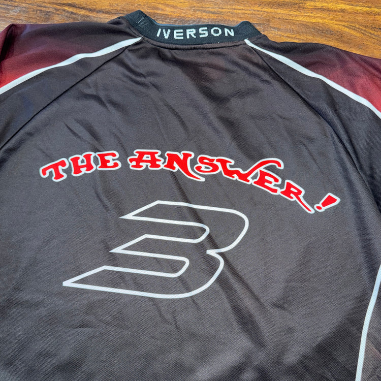 Reebok Allen Iverson Motocross Jersey Sz L