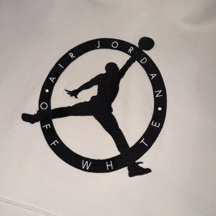 OFF WHITE X Jordan Hoodie Sz S
