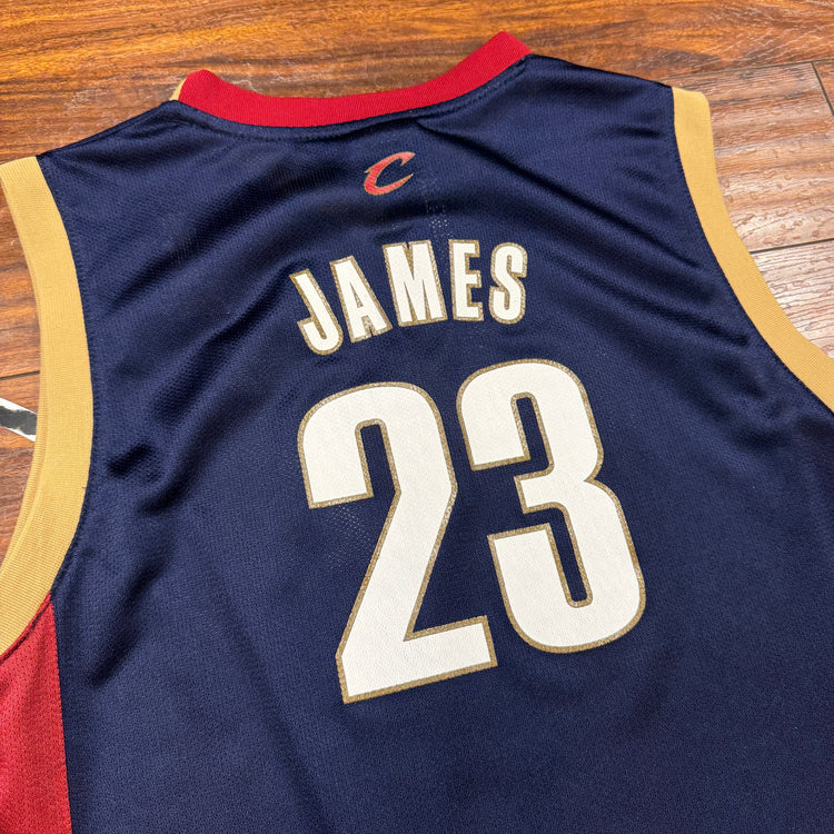 Reebok Cleveland Cavaliers Lebron James Jersey Sz YL