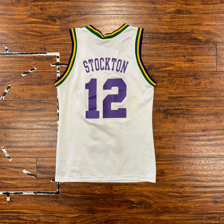 Champion Utah Jazz John Stockton Jersey Sz S