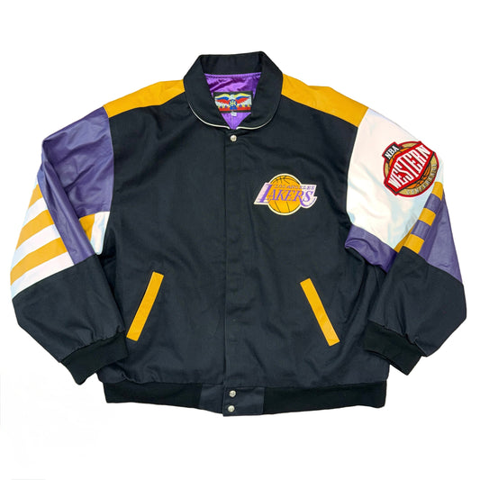 Jeff Hamilton Los Angeles Lakers Jacket Sz 2X