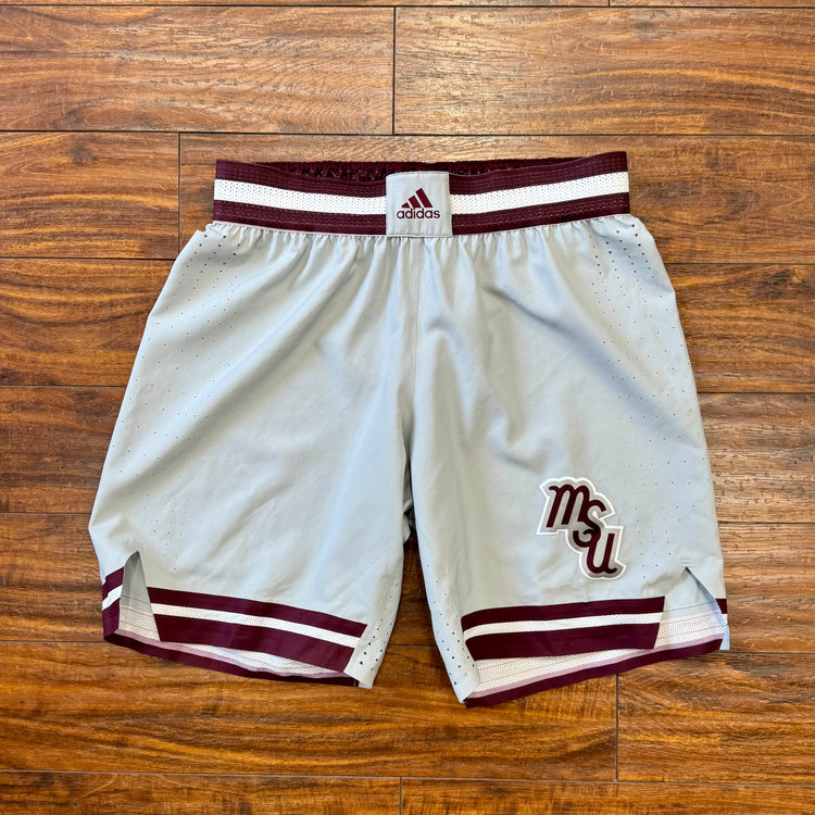 Adidas Mississippi State Team Issued SAMPLE Shorts Sz L + 2”