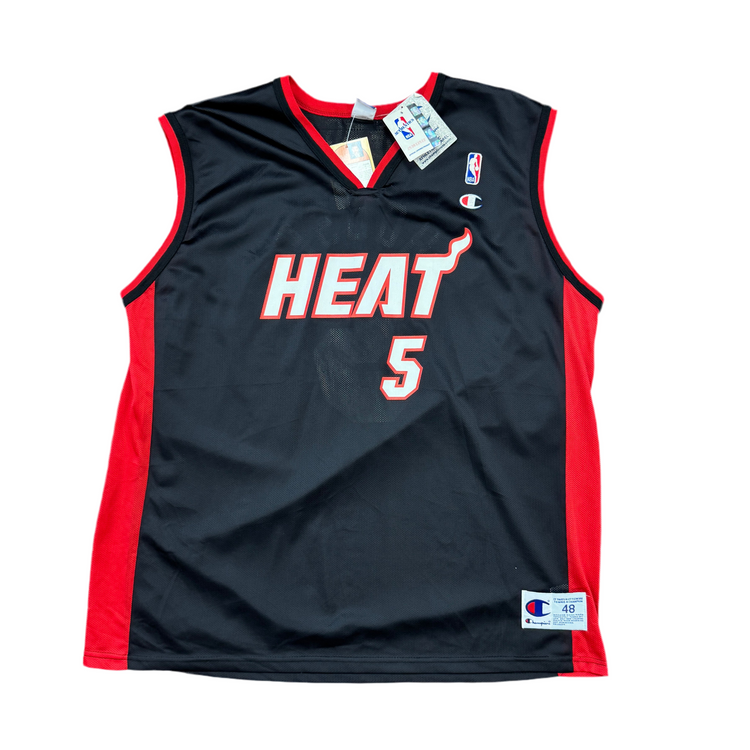 NWT Champion Signed Miami Heat Eddie House Jersey Sz XL
