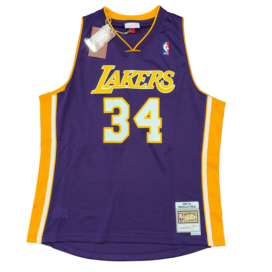 NWT Mitchell & Ness Los Angeles Lakers Shaquille O’Neal Jersey Sz XL