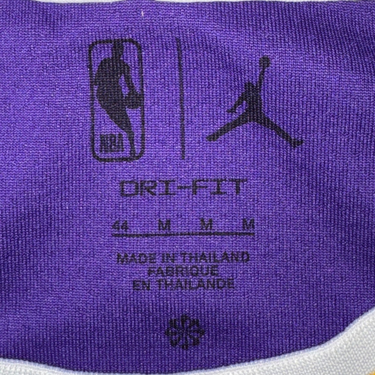 Jordan Los Angeles Lakers Westbrook Jersey Sz M