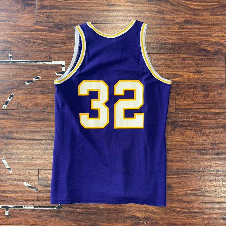 Sand-Knit Los Angeles Lakers Magic Johnson Jersey Sz XL