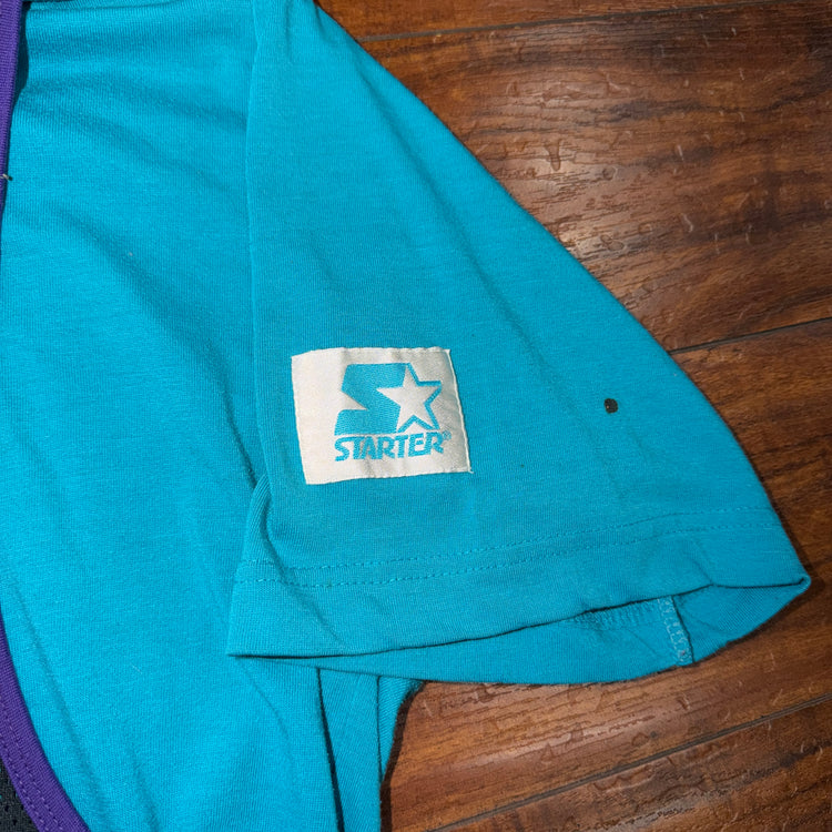 Starter Charlotte Hornets Mesh Jersey Tee Sz M