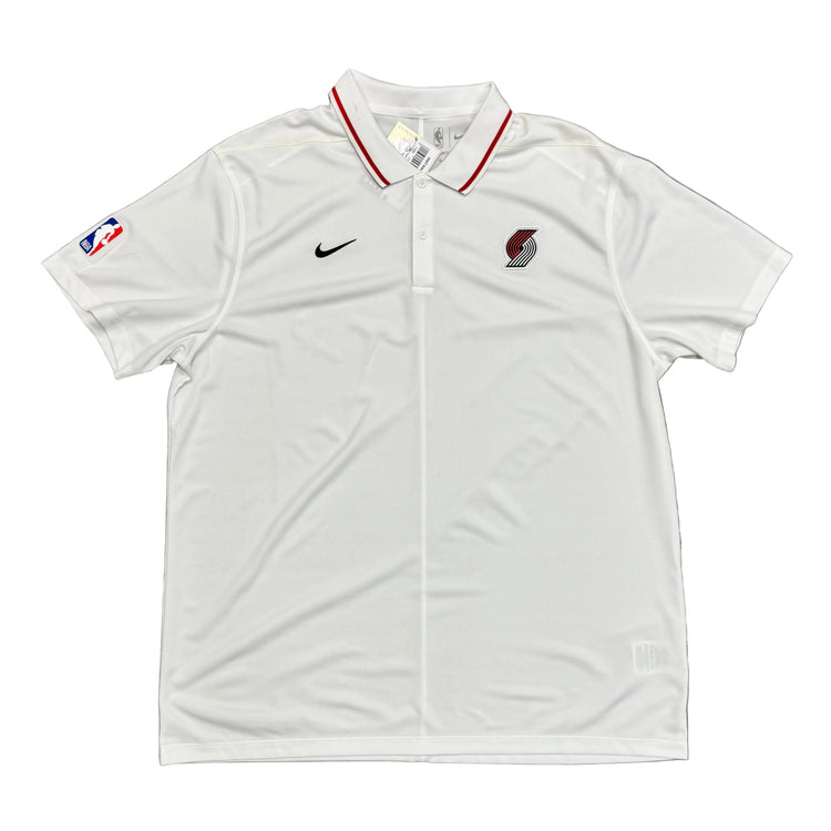NWT Nike Blazers White Polo Sz XL