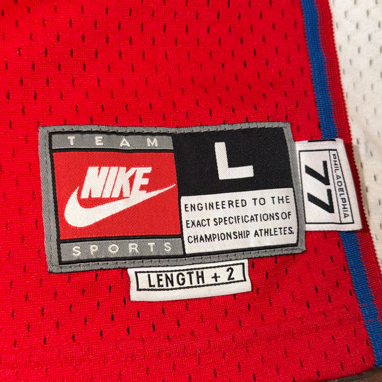 Nike 00's Philadelphia 76ers Allen Iverson Jersey Sz L