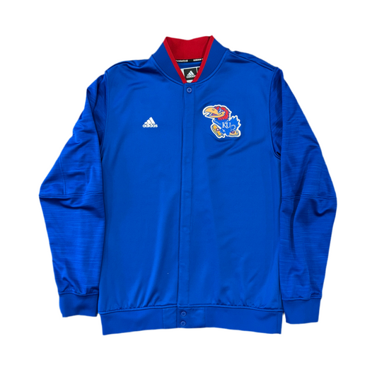 Adidas Team Issued Kansas Jayhawks Warm Up Sz XL+2Length