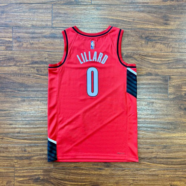 Jordan Blazers Damian Lillard Jersey Sz S