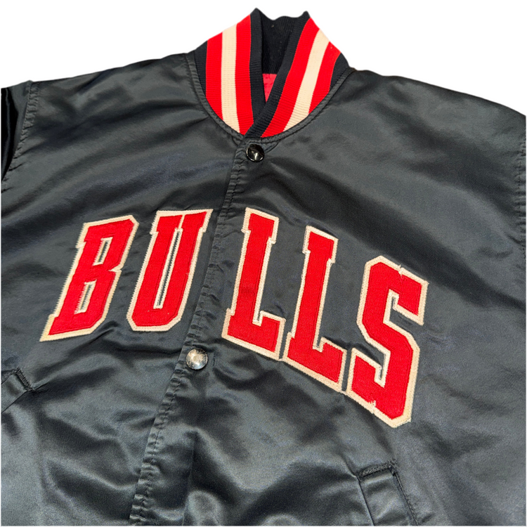 Starter Chicago Bulls Satin Jacket Sz S