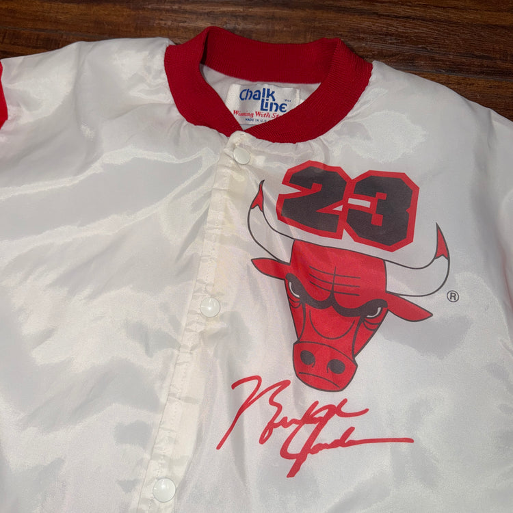 Chalk Line Chicago Bulls Michael Jordan Jacket Sz L