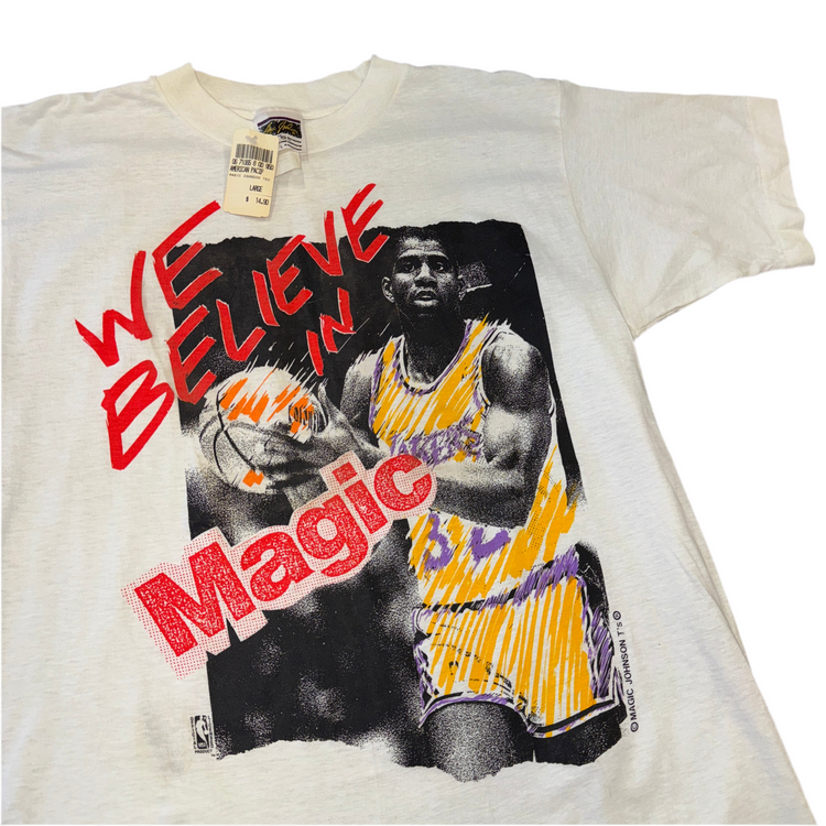 NWT MJT's "We Believe In Magic" Tee Sz L