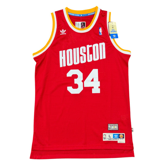 NWT Adidas Hardwood Classics 1994-95 Houston Rockets Hakeem Olajuwan Away Jersey