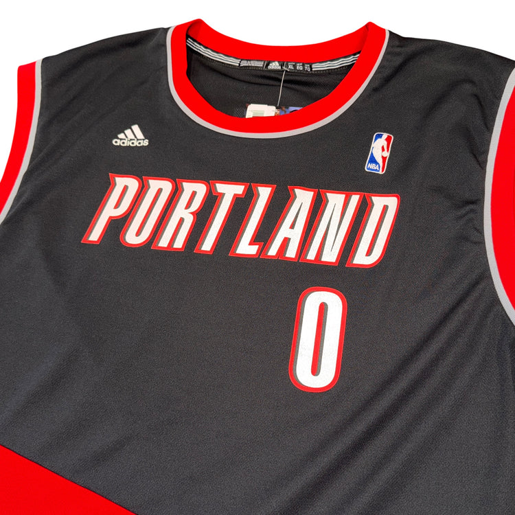 Adidas Portland Trail Blazers Damian Lillard Sz XL