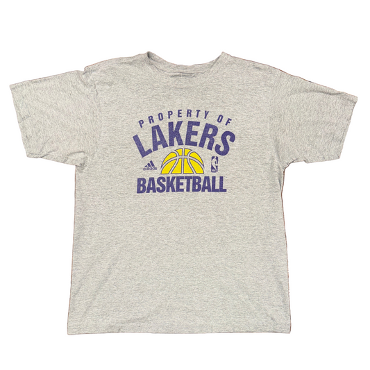Adidas LA Lakers Basketball Tee Sz L