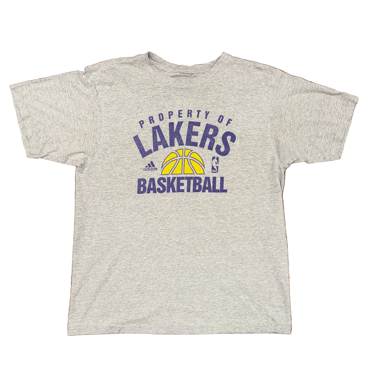 Adidas LA Lakers Basketball Tee Sz L